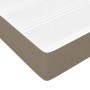 Box spring bed with taupe gray fabric mattress 120x200 cm by vidaXL, Beds and slatted bases - Ref: Foro24-3144411, Price: 341...