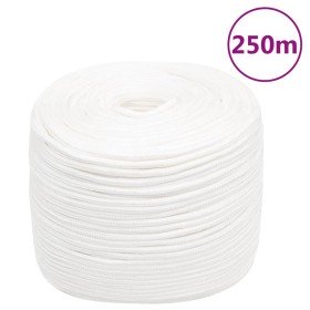 Cuerda de barco polipropileno blanco intenso 6 mm 250 m