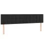 Box spring bed with black velvet mattress 160x200 cm by vidaXL, Beds and slatted bases - Ref: Foro24-3141553, Price: 481,29 €...