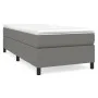 Box spring bed with dark gray fabric mattress 90x200 cm by vidaXL, Beds and slatted bases - Ref: Foro24-3144392, Price: 303,1...