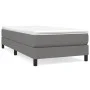 Box spring bed with dark gray fabric mattress 80x200 cm by vidaXL, Beds and slatted bases - Ref: Foro24-3144030, Price: 277,2...