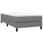 Box spring bed with dark gray fabric mattress 80x200 cm by vidaXL, Beds and slatted bases - Ref: Foro24-3144030, Price: 277,2...