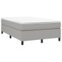 Box spring bed with light gray fabric mattress 120x200 cm by vidaXL, Beds and slatted bases - Ref: Foro24-3144407, Price: 352...
