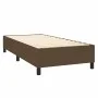Box spring bed with dark brown fabric mattress 100x200 cm by vidaXL, Beds and slatted bases - Ref: Foro24-3144402, Price: 303...
