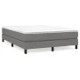 Box spring bed with dark gray fabric mattress 140x190 cm by vidaXL, Beds and slatted bases - Ref: Foro24-3144070, Price: 414,...