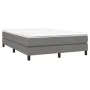 Box spring bed with dark gray fabric mattress 140x190 cm by vidaXL, Beds and slatted bases - Ref: Foro24-3144070, Price: 414,...