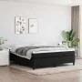 Box spring bed with black fabric mattress 180x200 cm by vidaXL, Beds and slatted bases - Ref: Foro24-3144441, Price: 506,05 €...