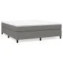 Box spring bed with dark gray fabric mattress 160x200 cm by vidaXL, Beds and slatted bases - Ref: Foro24-3144432, Price: 453,...