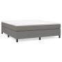 Boxspringbett mit dunkelgrauer Stoffmatratze 160x200 cm von vidaXL, Betten und Lattenroste - Ref: Foro24-3144432, Preis: 458,...