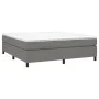 Box spring bed with dark gray fabric mattress 160x200 cm by vidaXL, Beds and slatted bases - Ref: Foro24-3144432, Price: 453,...