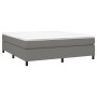 Boxspringbett mit dunkelgrauer Stoffmatratze 160x200 cm von vidaXL, Betten und Lattenroste - Ref: Foro24-3144432, Preis: 458,...