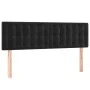 Box spring bed with black velvet mattress 140x190 cm by vidaXL, Beds and slatted bases - Ref: Foro24-3141541, Price: 429,15 €...