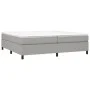 Boxspringbett mit hellgrauer Stoffmatratze 200x200 cm von vidaXL, Betten und Lattenroste - Ref: Foro24-3144447, Preis: 584,33...