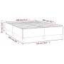 Box spring bed with taupe gray fabric mattress 140x200 cm by vidaXL, Beds and slatted bases - Ref: Foro24-3144526, Price: 411...