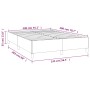 Boxspringbett mit taupegrauer Stoffmatratze 140x200 cm von vidaXL, Betten und Lattenroste - Ref: Foro24-3144526, Preis: 417,1...