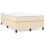 Boxspringbett mit cremefarbener Stoffmatratze 120x200 cm von vidaXL, Betten und Lattenroste - Ref: Foro24-3144412, Preis: 367...