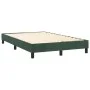 Box spring bed with dark green velvet mattress 120x200 cm by vidaXL, Beds and slatted bases - Ref: Foro24-3141356, Price: 360...