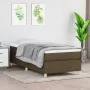 Box spring bed with dark brown fabric mattress 90x200 cm by vidaXL, Beds and slatted bases - Ref: Foro24-3144493, Price: 267,...
