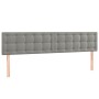 Boxspringbett mit hellgrauer Samtmatratze 160x200 cm von vidaXL, Betten und Lattenroste - Ref: Foro24-3141551, Preis: 482,83 ...