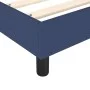 Box spring bed with blue fabric mattress 160x200 cm by vidaXL, Beds and slatted bases - Ref: Foro24-3144437, Price: 435,93 €,...