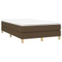 Box spring bed with dark brown fabric mattress 120x200 cm by vidaXL, Beds and slatted bases - Ref: Foro24-3144162, Price: 342...