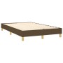 Box spring bed with dark brown fabric mattress 120x200 cm by vidaXL, Beds and slatted bases - Ref: Foro24-3144162, Price: 342...