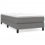 Box spring bed with dark gray fabric mattress 90x190 cm by vidaXL, Beds and slatted bases - Ref: Foro24-3144038, Price: 265,5...