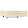 Boxspringbett mit cremefarbener Stoffmatratze 200x200 cm von vidaXL, Betten und Lattenroste - Ref: Foro24-3144452, Preis: 497...