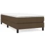 Box spring bed with dark brown fabric mattress 90x200 cm by vidaXL, Beds and slatted bases - Ref: Foro24-3144048, Price: 247,...