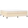 Boxspringbett mit cremefarbener Stoffmatratze 200x200 cm von vidaXL, Betten und Lattenroste - Ref: Foro24-3144452, Preis: 497...