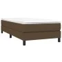 Box spring bed with dark brown fabric mattress 90x200 cm by vidaXL, Beds and slatted bases - Ref: Foro24-3144048, Price: 247,...