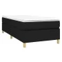 Box spring bed with black fabric mattress 90x190 cm by vidaXL, Beds and slatted bases - Ref: Foro24-3144484, Price: 237,51 €,...