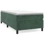 Box spring bed with dark green velvet mattress 80x200 cm by vidaXL, Beds and slatted bases - Ref: Foro24-3144648, Price: 243,...