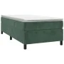 Box spring bed with dark green velvet mattress 80x200 cm by vidaXL, Beds and slatted bases - Ref: Foro24-3144648, Price: 243,...
