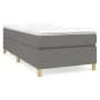 Box spring bed with dark gray fabric mattress 100x200 cm by vidaXL, Beds and slatted bases - Ref: Foro24-3144499, Price: 301,...