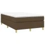 Box spring bed with dark brown fabric mattress 120x200 cm by vidaXL, Beds and slatted bases - Ref: Foro24-3144509, Price: 330...