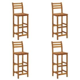 Taburetes de cocina 4 unidades madera maciza de acacia de vidaXL, Sillas de jardín - Ref: Foro24-310286, Precio: 287,83 €, De...