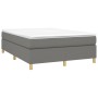 Boxspringbett mit dunkelgrauer Stoffmatratze 140x200 cm von vidaXL, Betten und Lattenroste - Ref: Foro24-3144523, Preis: 392,...