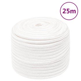 Cuerda de barco polipropileno blanco intenso 12 mm 25 m