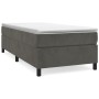 Boxspringbett mit dunkelgrauer Samtmatratze 90x200 cm von vidaXL, Betten und Lattenroste - Ref: Foro24-3144658, Preis: 275,34...