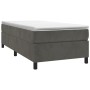 Boxspringbett mit dunkelgrauer Samtmatratze 90x200 cm von vidaXL, Betten und Lattenroste - Ref: Foro24-3144658, Preis: 275,34...
