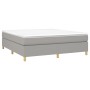 Boxspringbett mit hellgrauer Stoffmatratze 180x200 cm von vidaXL, Betten und Lattenroste - Ref: Foro24-3144538, Preis: 521,18...