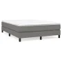 Box spring bed with dark gray fabric mattress 140x200 cm by vidaXL, Beds and slatted bases - Ref: Foro24-3144078, Price: 375,...