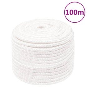 Cuerda de barco polipropileno blanco intenso 12 mm 100 m