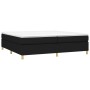 Cama box spring con colchón tela negro 200x200 cm de vidaXL, Camas y somieres - Ref: Foro24-3144548, Precio: 563,64 €, Descue...