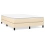 Boxspringbett mit cremefarbener Stoffmatratze 140x200 cm von vidaXL, Betten und Lattenroste - Ref: Foro24-3144082, Preis: 392...