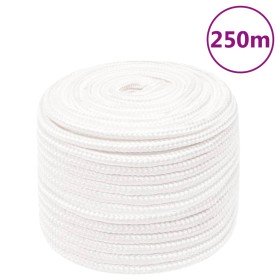 Cuerda de barco polipropileno blanco intenso 12 mm 250 m