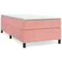 Box spring bed with pink velvet mattress 80x200 cm by vidaXL, Beds and slatted bases - Ref: Foro24-3144650, Price: 274,13 €, ...