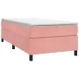 Box spring bed with pink velvet mattress 80x200 cm by vidaXL, Beds and slatted bases - Ref: Foro24-3144650, Price: 274,13 €, ...