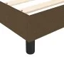Box spring bed with dark brown fabric mattress 140x190 cm by vidaXL, Beds and slatted bases - Ref: Foro24-3144072, Price: 380...